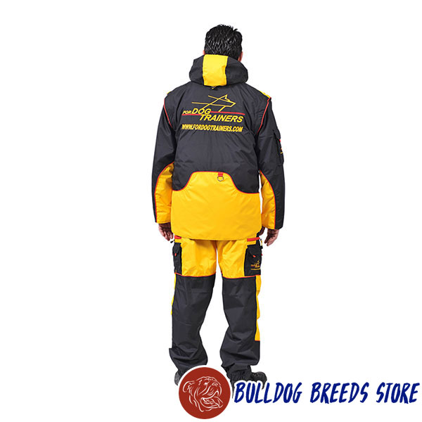 Membrane Fabric Training Bite Suit with a Few Pockets