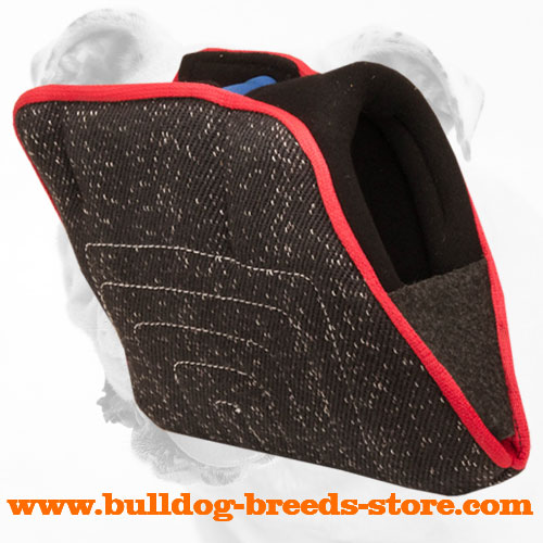 French Linen bite builder sleeve for Bulldog training