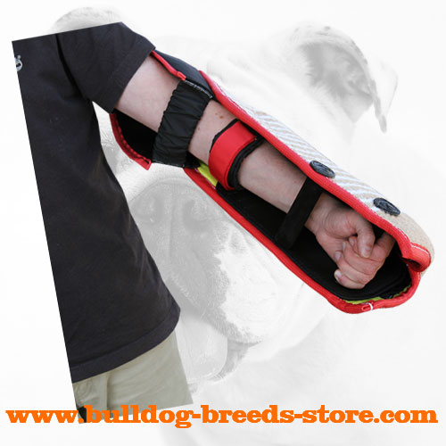 Best Training Jute Bulldog Bite Sleeve with Inside Handle