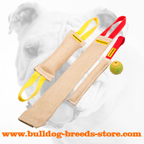 Strong Retrieve Jute Bulldog Bite Tugs