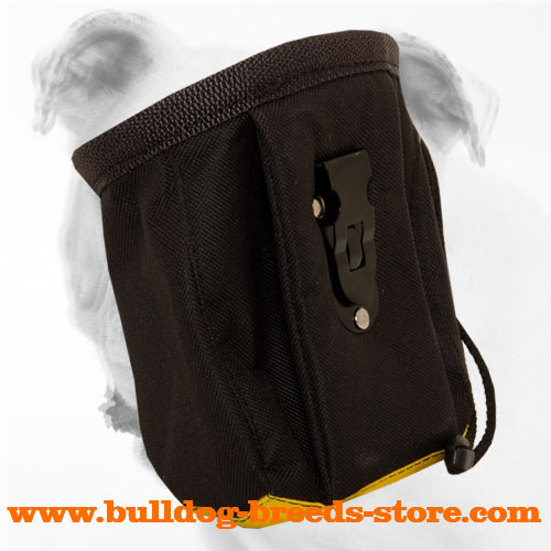 Nylon Bulldog Treat Bag for Quick Rewarding