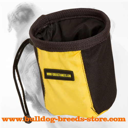 Bulldog Nylon Treat Bag on Pull Cord